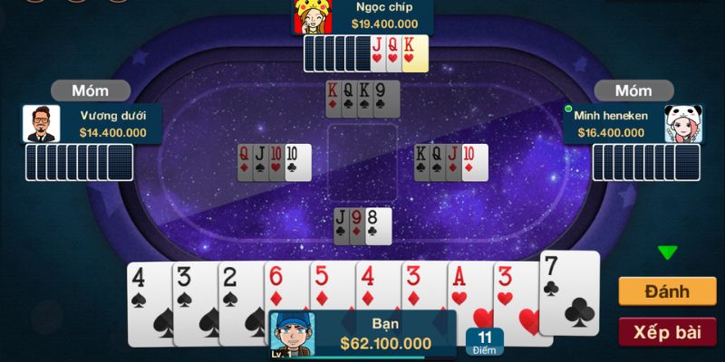 Tá Lả - Tổng Hợp Quy Tắc Chơi Bài Dễ Hiểu Cho Người Mới 2 Giới thiệu game bài Phỏm được yêu thích